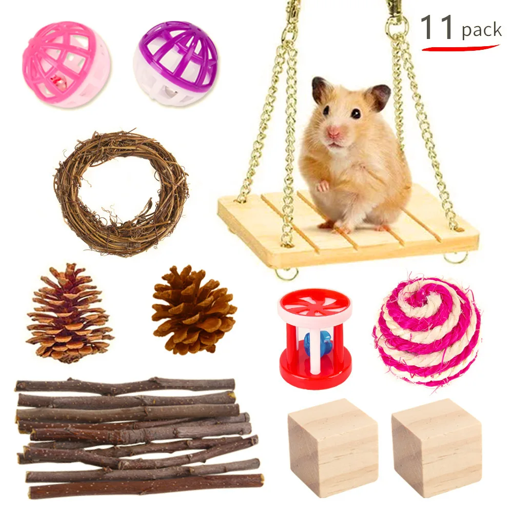 Hamster Toy Set Wooden Toy Pet Bunny Parrot Play Molar Products Combination Parrot Toys
Hamster Toy Set Wooden Toy Pet Bunny Parrot Play Molar Products Combination Parrot Toys