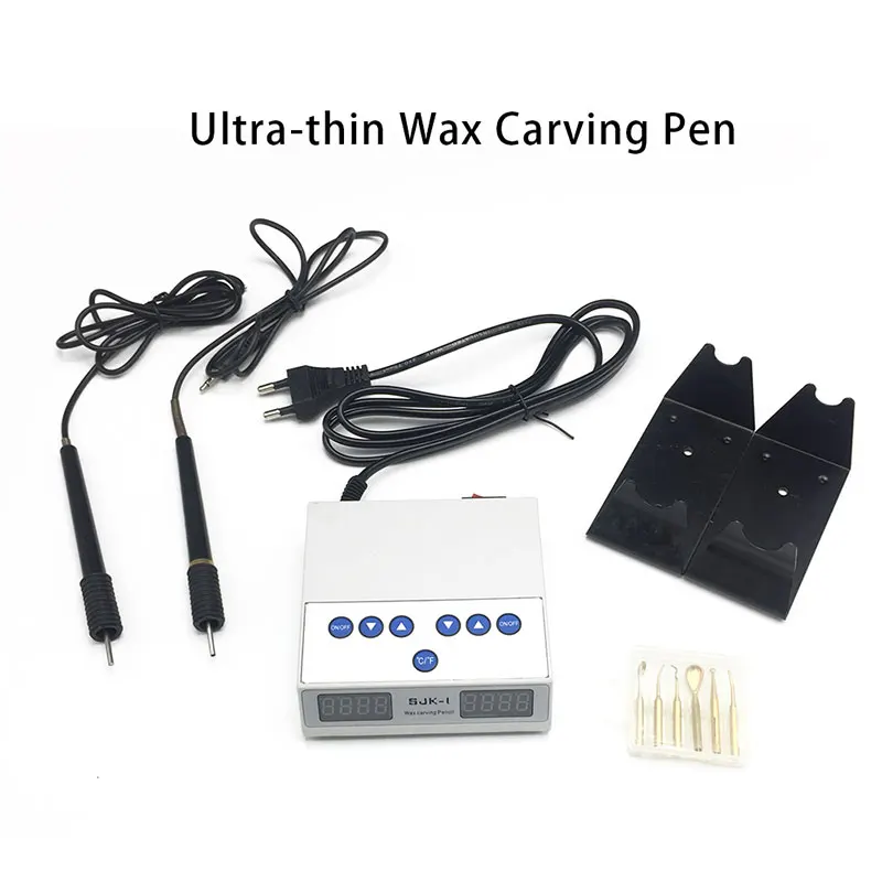 Зубной Электрический восковой нож с регулируемой температурой, карандаш для резьбы, содержит 6 наконечники для воска + 2 ручки, стоматологич... 
Зубной Электрический восковой нож с регулируемой температурой, карандаш для резьбы, содержит 6 наконечники для воска + 2 ручки, стоматологич...