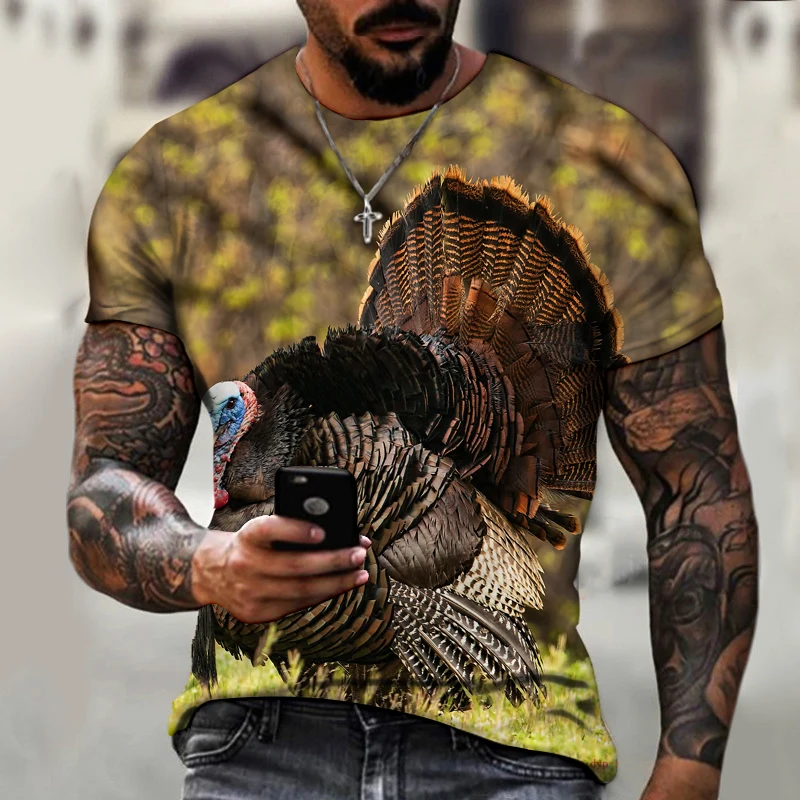 Men's Fashion Brand T-shirt Thanksgiving Turkey Color Cool 3D Printing O-Neck Top Casual Loose Oversized 6XL
Men's Fashion Brand T-shirt Thanksgiving Turkey Color Cool 3D Printing O-Neck Top Casual Loose Oversized 6XL