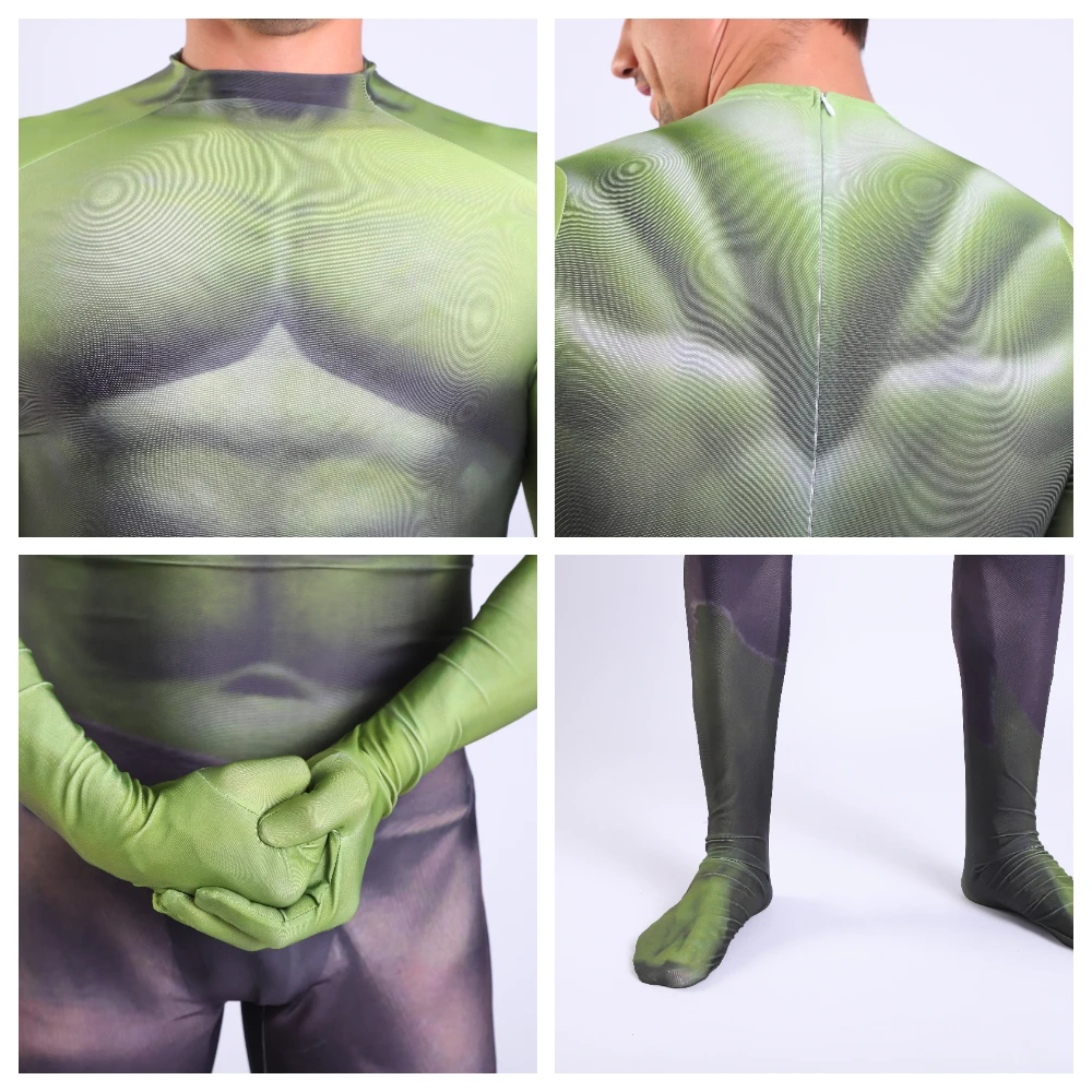 3D Digital printing Incredible Hulk Costume Child Muscle Green Hulk Outfit Jumpsuit Halloween Carnival Cosplay anime
3D Digital printing Incredible Hulk Costume Child Muscle Green Hulk Outfit Jumpsuit Halloween Carnival Cosplay anime