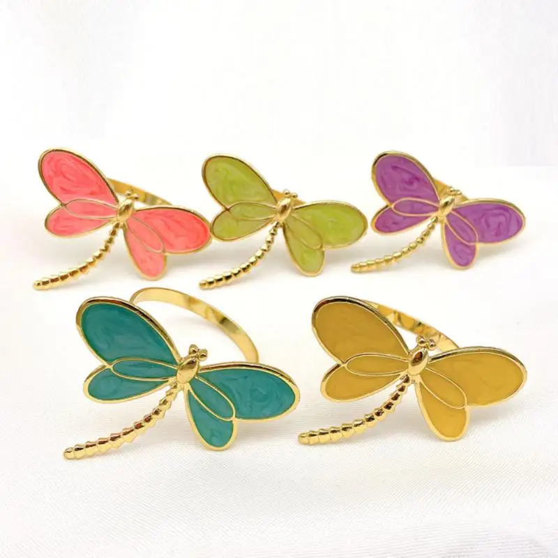 6pcs Exquisite Dragonfly Napkin Ring Hotel Restaurant Desktop Decoration Napkin Buckle Alloy Mouth Ring Home Party Supplies New
6pcs Exquisite Dragonfly Napkin Ring Hotel Restaurant Desktop Decoration Napkin Buckle Alloy Mouth Ring Home Party Supplies New
