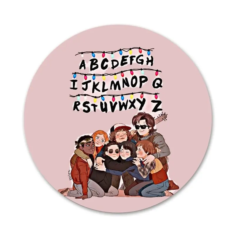 Stranger Things Alphabet Lights Icons Pins Badge Decoration Brooches Metal Badges For Backpack Decoration 58mm 
Stranger Things Alphabet Lights Icons Pins Badge Decoration Brooches Metal Badges For Backpack Decoration 58mm