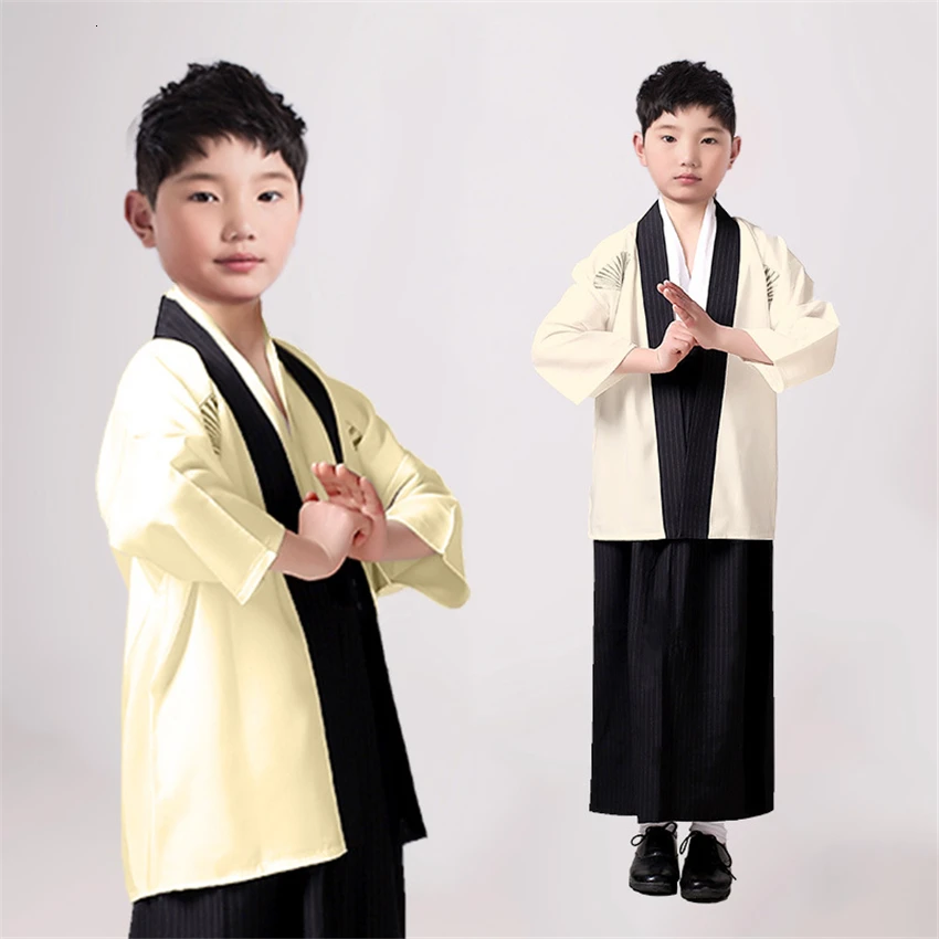 Boys Traditional Japanese Samurai Costumes Warrior Clothing Kimono Cosplay Japan Performance Retro Vintage Fashion Kids Clothes
Boys Traditional Japanese Samurai Costumes Warrior Clothing Kimono Cosplay Japan Performance Retro Vintage Fashion Kids Clothes