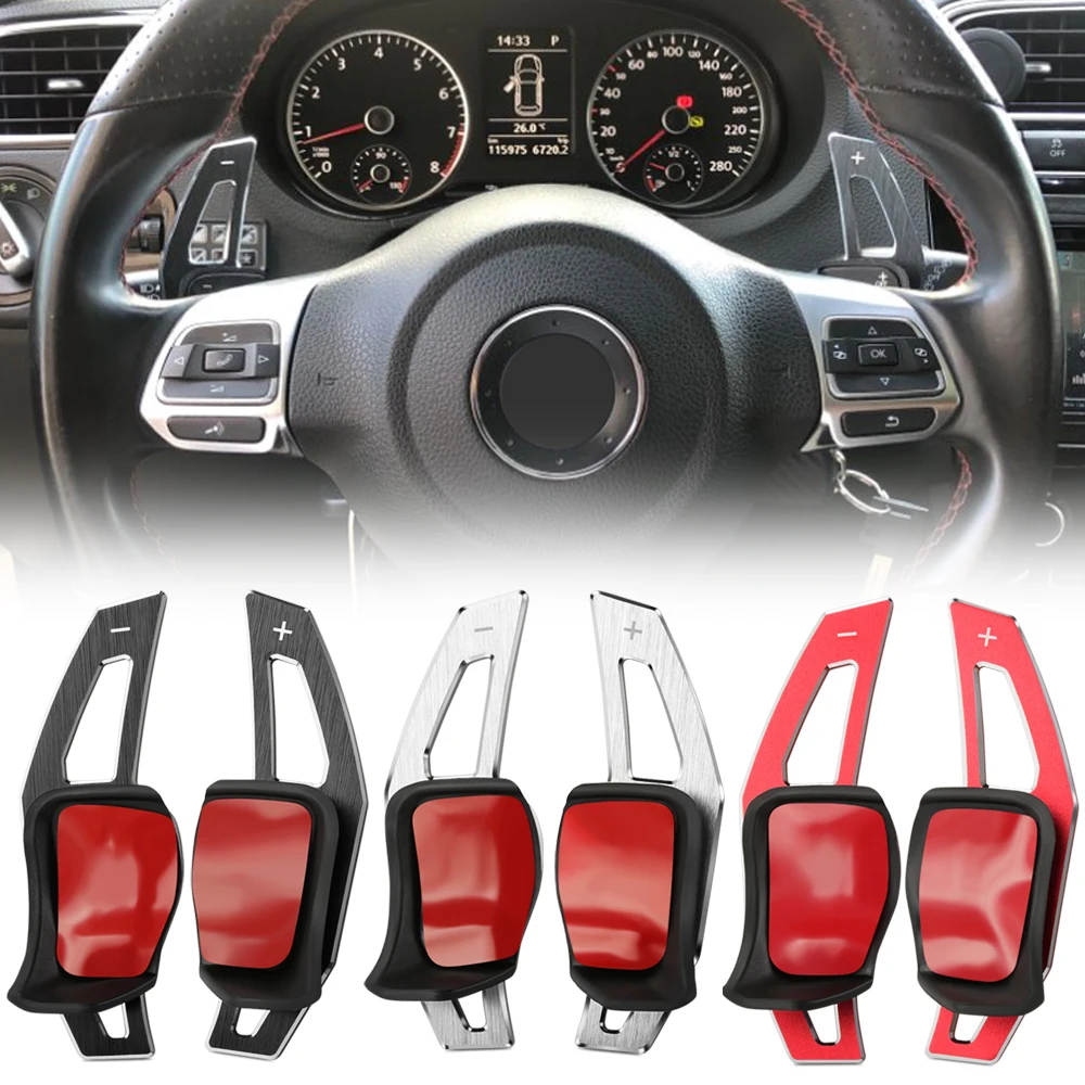 DSG удлиненный чехол-накладка на руль для VW Golf 5 6 MK6 GTI R Jetta MK5 Passat B6 B7 CC Polo Sharan Tiguan Seat