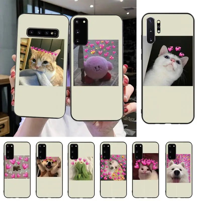 YNDFCNB super cat dog cartoon pink Heart-shaped YOU&ME Phone Case For Samsung S20 S10 S8 S9 Plus S7 S6 S5 Note10 Note9 S10lite
YNDFCNB super cat dog cartoon pink Heart-shaped YOU&ME Phone Case For Samsung S20 S10 S8 S9 Plus S7 S6 S5 Note10 Note9 S10lite