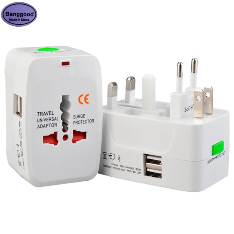 All in One AC Power Socket Adapter Worldwide Travel Universal Wall Charger Converter USB Charging Port EU UK US AU Electric Plug
All in One AC Power Socket Adapter Worldwide Travel Universal Wall Charger Converter USB Charging Port EU UK US AU Electric Plug