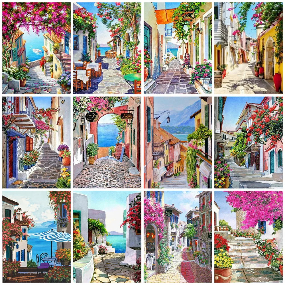 EverShine 5D DIY Diamond Painting street Cross Stitch Diamond Embroidery Landscape picture Rhinestone Needlework Home Decor
EverShine 5D DIY Diamond Painting street Cross Stitch Diamond Embroidery Landscape picture Rhinestone Needlework Home Decor