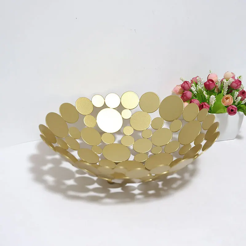 Nordic Disc Wrought Iron Fruit Plate Living Room Fruit Basket Snack Storage Basket Fruit Bowl Round Fruit Basket Storage Basket
Nordic Disc Wrought Iron Fruit Plate Living Room Fruit Basket Snack Storage Basket Fruit Bowl Round Fruit Basket Storage Basket