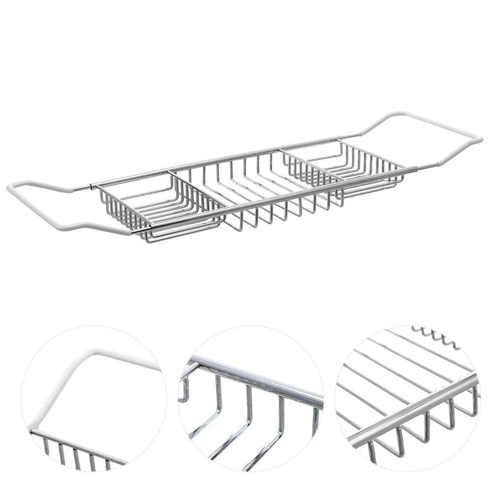 Stainless Steel Bathtub Tray Anti-slip Bathtub Rack Shower Tub Tray Holder
Stainless Steel Bathtub Tray Anti-slip Bathtub Rack Shower Tub Tray Holder