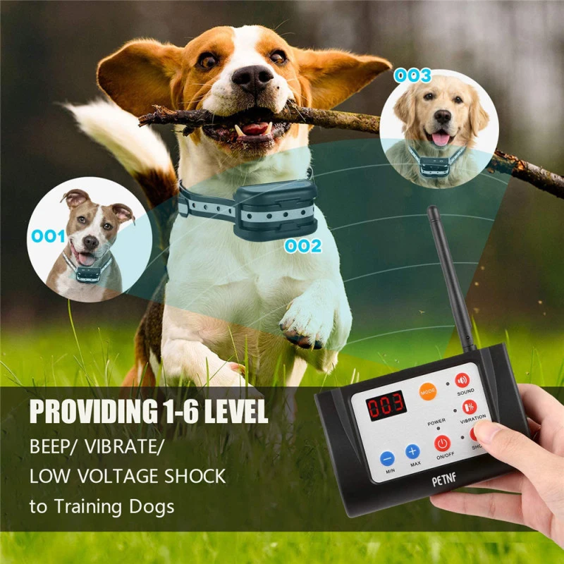 Wireless Dog Fence Waterproof Pet Electronic Fence With Sound & Shock Function 2 In 1 Electric Pet Dog Fence Training Collar
Wireless Dog Fence Waterproof Pet Electronic Fence With Sound & Shock Function 2 In 1 Electric Pet Dog Fence Training Collar