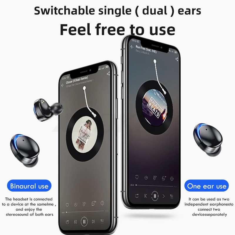 Wireless Headphones With Mic 3000mAh Charging Box Bluetooth 5.0 Earphones Sport Waterproof Headsets Touch Control 9D HiFi Earbud
Wireless Headphones With Mic 3000mAh Charging Box Bluetooth 5.0 Earphones Sport Waterproof Headsets Touch Control 9D HiFi Earbud