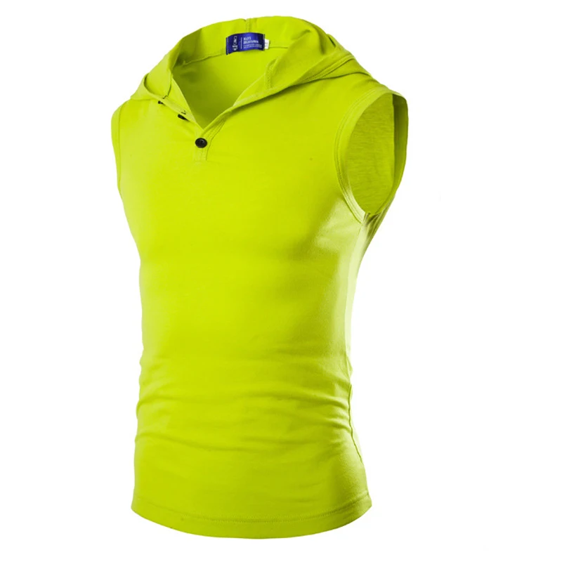 New Men's New Green Solid Color Vest Men's Hooded Stretch Sweat Vest Slim-fit Base Vest Jean Jacket Men
New Men's New Green Solid Color Vest Men's Hooded Stretch Sweat Vest Slim-fit Base Vest Jean Jacket Men