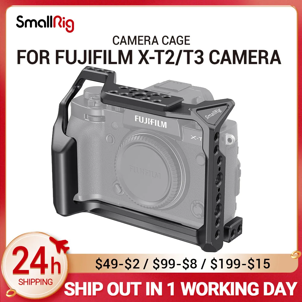 SmallRig DSLR Camera Cage for Fujifilm X-T3 X T3 X T2 Camera Rig with Nato Rail Handle handGrip fujifilm xt3 Cage Set 2228B
SmallRig DSLR Camera Cage for Fujifilm X-T3 X T3 X T2 Camera Rig with Nato Rail Handle handGrip fujifilm xt3 Cage Set 2228B