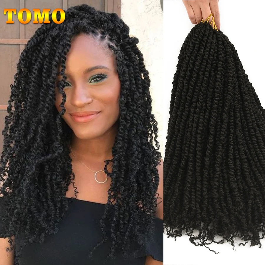 TOMO Long 18" Fluffy Spring Twist Crochet Braing Hair 12Strands Ombre Red Black Brown Synthetic Hair Extensions for Women
TOMO Long 18" Fluffy Spring Twist Crochet Braing Hair 12Strands Ombre Red Black Brown Synthetic Hair Extensions for Women