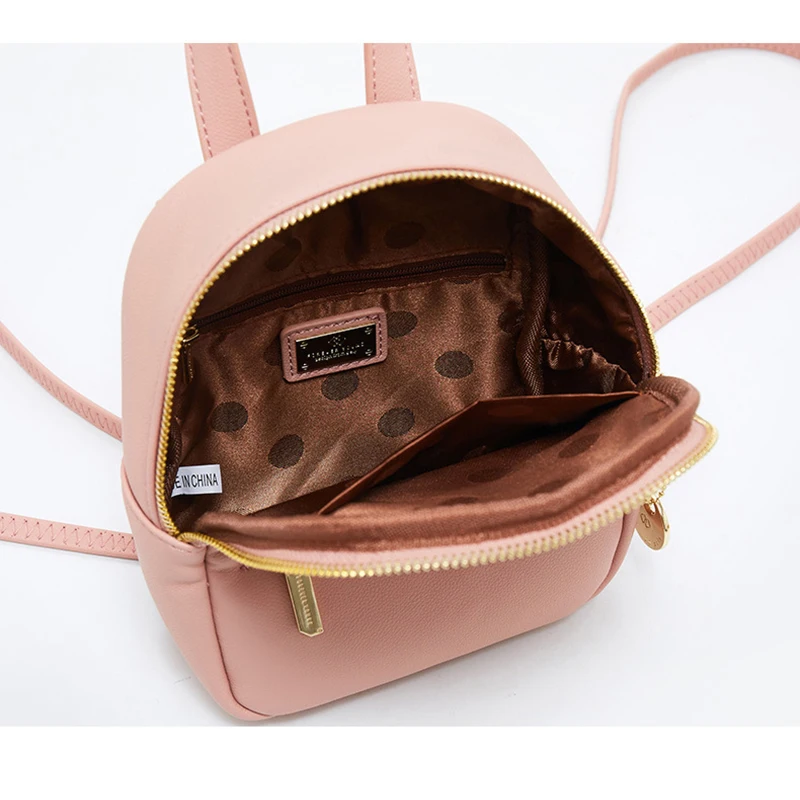 Fashion Women Mini Backpack Pure Color Simple Fashion Women Travel Bag Mobile Phone Bag Student School Bag Backpack H008
Fashion Women Mini Backpack Pure Color Simple Fashion Women Travel Bag Mobile Phone Bag Student School Bag Backpack H008