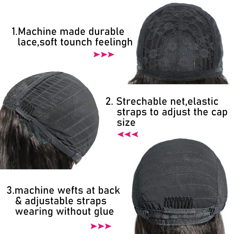 IJOY Short Bob Brazilian Straight Human Hair Wigs With Bangs For Black Women Non-Remy Full Machine Made Cheap Human Hair Wig
IJOY Short Bob Brazilian Straight Human Hair Wigs With Bangs For Black Women Non-Remy Full Machine Made Cheap Human Hair Wig