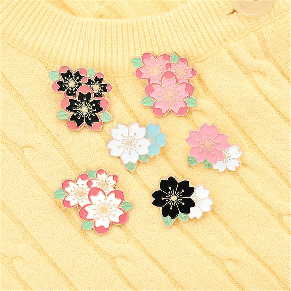 Brooches Bag Cherry Cartoon Pink Badge Flowers White Jewelry Sakura Pin Fashion Exquisite Paint Collar Badge Accessories 
Brooches Bag Cherry Cartoon Pink Badge Flowers White Jewelry Sakura Pin Fashion Exquisite Paint Collar Badge Accessories