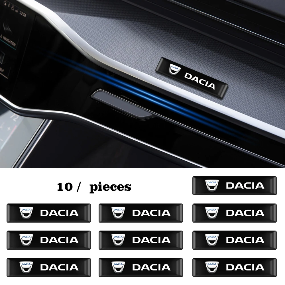 10PCS Car Styling 3D Epoxy Interior Decorations Stickers Decals Emblem For Dacia Duster Logan Sandero Lodgy Interior Accessories
10PCS Car Styling 3D Epoxy Interior Decorations Stickers Decals Emblem For Dacia Duster Logan Sandero Lodgy Interior Accessories