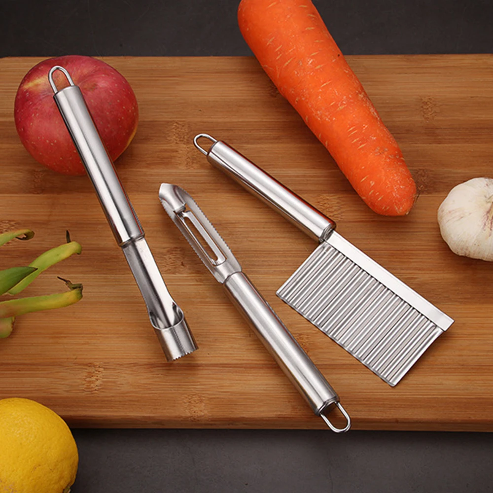6PCS Fruit Tools Set Remove Apple Core Potato Peeler Watermelon Spoon Stainless Steel Fruit Carving Knifes For Kitchen
6PCS Fruit Tools Set Remove Apple Core Potato Peeler Watermelon Spoon Stainless Steel Fruit Carving Knifes For Kitchen