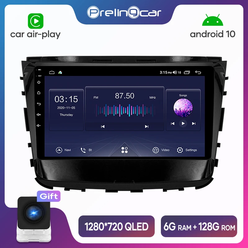 Автомагнитола Prelingcar на Android 10 для Rexton 2018 2019, мультимедийный видеоплеер с GPS-навигацией, без DVD, 2 Din, Восьмиядерный процессор DSP 2.5D IPS
Автомагнитола Prelingcar на Android 10 для Rexton 2018 2019, мультимедийный видеоплеер с GPS-навигацией, без DVD, 2 Din, Восьмиядерный процессор DSP 2.5D IPS