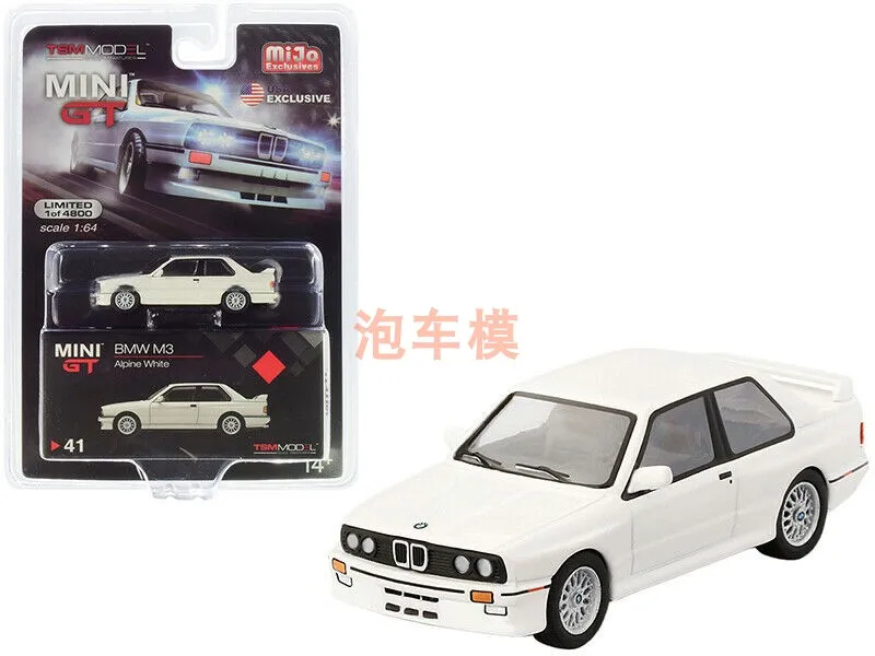 MINIGT 1:64 BMW M3 E30 LHD mijo TSM MODEL Limited collection die-cast metal models
MINIGT 1:64 BMW M3 E30 LHD mijo TSM MODEL Limited collection die-cast metal models