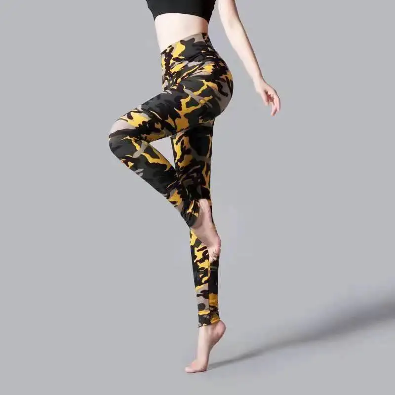 Women's sexy personality is unique. Yoga self-cultivation exercise spring/summer printing elastic pants for women to wear
Women's sexy personality is unique. Yoga self-cultivation exercise spring/summer printing elastic pants for women to wear