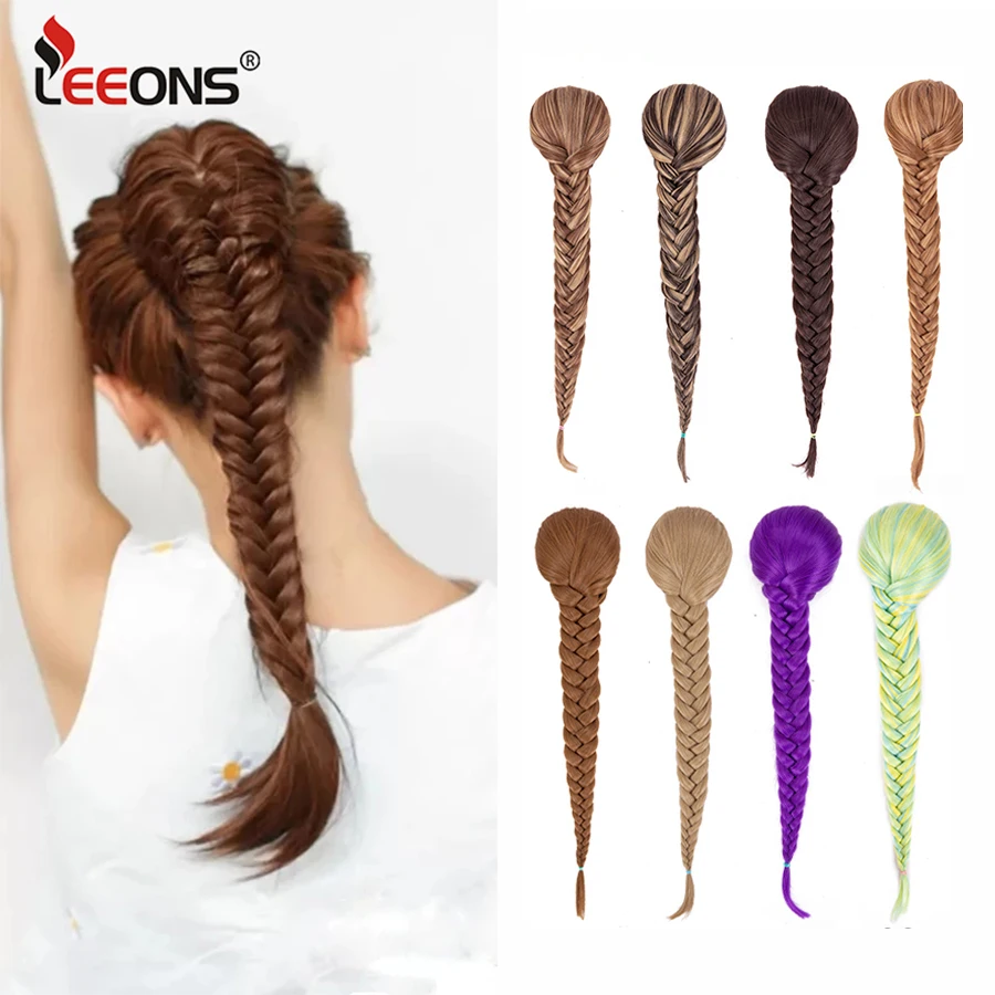 Leeons Cheap Long Fishtail Braid Wrap Around Ponytail Clip In Extension Synthetic Straight Hair Ponytail Hair Piece 17 Colours
Leeons Cheap Long Fishtail Braid Wrap Around Ponytail Clip In Extension Synthetic Straight Hair Ponytail Hair Piece 17 Colours