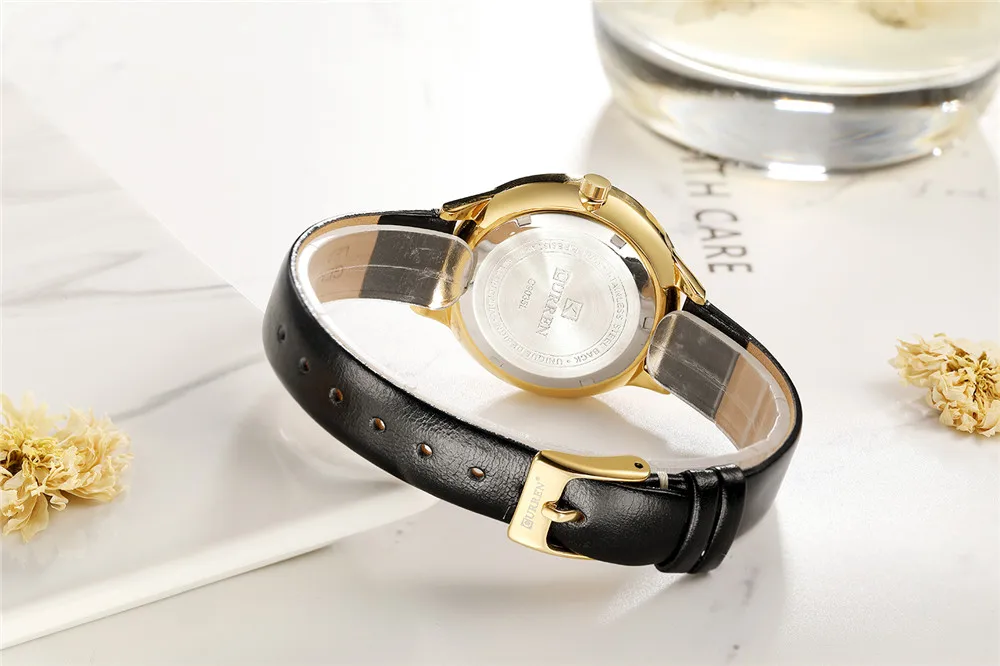CURREN Ultra Thin Watches Womens Fashion Genuine Leather Quratz Wris Watch Reloj Mujer Casual Calendar Clock Female Montre femme
CURREN Ultra Thin Watches Womens Fashion Genuine Leather Quratz Wris Watch Reloj Mujer Casual Calendar Clock Female Montre femme