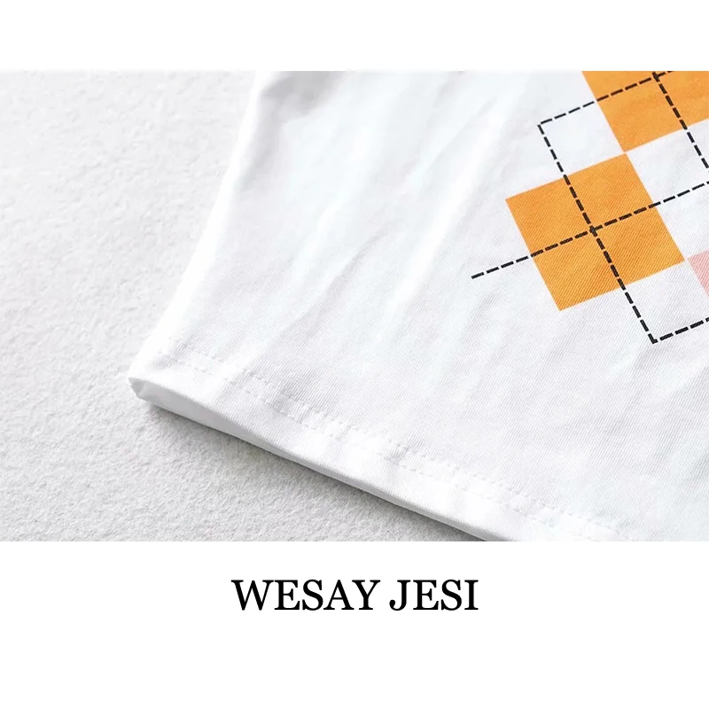 WESAY JESI 2021 Spring New Women's Fashion Printed Vest Retro Sweet And Fresh Round Neck Sleeveless Women's Casual Chic Top
WESAY JESI 2021 Spring New Women's Fashion Printed Vest Retro Sweet And Fresh Round Neck Sleeveless Women's Casual Chic Top