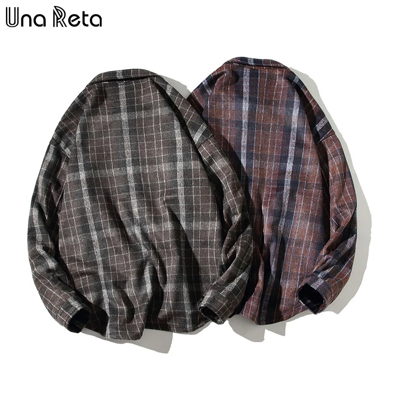 Una Reta M-5XL Shirt Men Autumn New Hip-Hop Plaid Men's Shirt Casual Streetwear Men's Clothing Turn Down Single Breasted Shirts
Una Reta M-5XL Shirt Men Autumn New Hip-Hop Plaid Men's Shirt Casual Streetwear Men's Clothing Turn Down Single Breasted Shirts