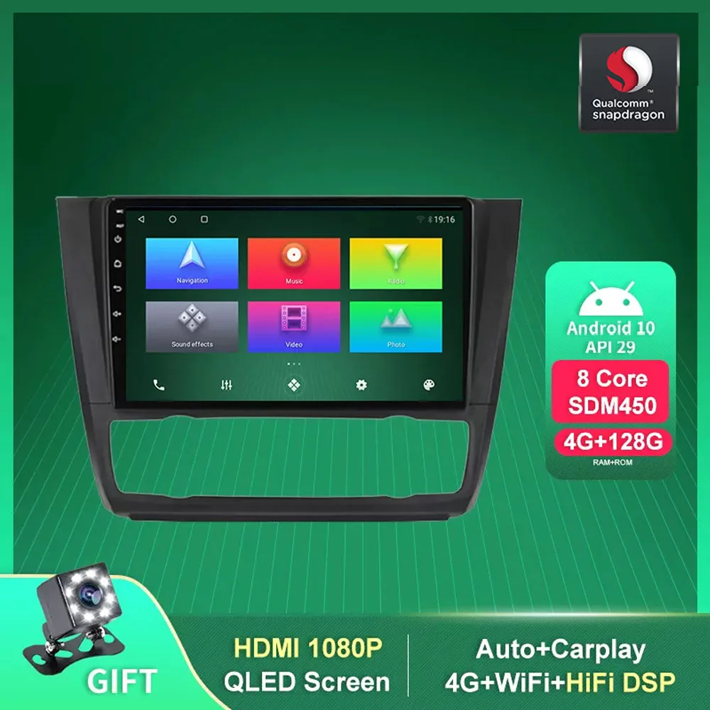 Android 10.0 Car Radio For BMW 1-Series 1 Series E81 E82 E87 E88 2004-2011 Multimedia Player Navigation GPS Stereo Audio Video
Android 10.0 Car Radio For BMW 1-Series 1 Series E81 E82 E87 E88 2004-2011 Multimedia Player Navigation GPS Stereo Audio Video