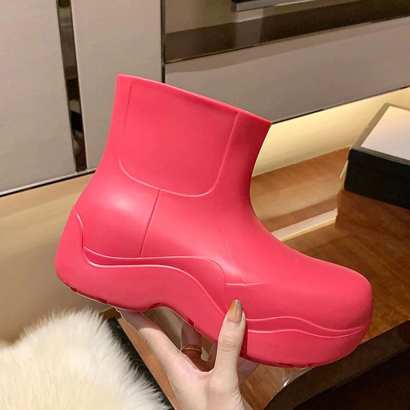 PULOMIES Women Shoes Martin Rain Boots Ladies Non-Slip Short Tube Fashion Outer Wear Rubber Warm Waterproof Shoes Ankle Boots
PULOMIES Women Shoes Martin Rain Boots Ladies Non-Slip Short Tube Fashion Outer Wear Rubber Warm Waterproof Shoes Ankle Boots