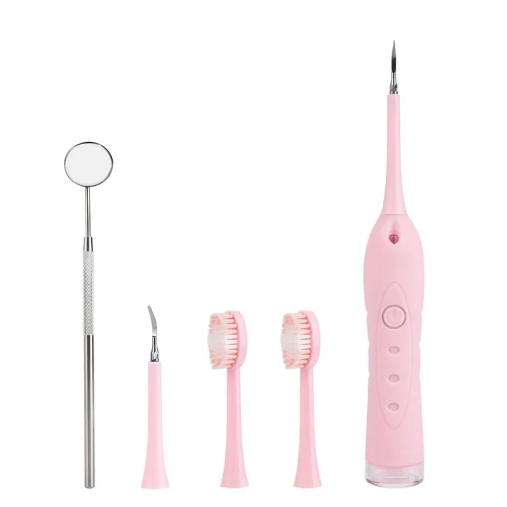 Ultrasonic Tooth Cleaner Portable Electric Sonic Dental Scaler Stains Tartar Tool USB Charging Teeth Oral Hygiene | Бытовая техника