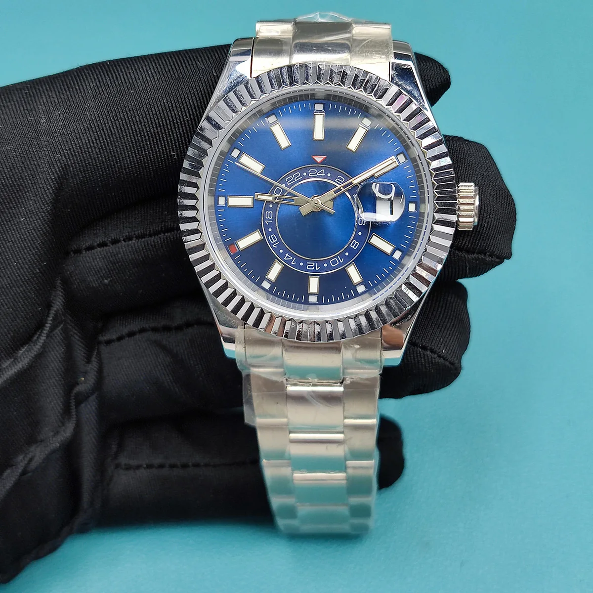 New men's automatic mechanical watch 40MM stainless steel sterile dial luminous waterproof men's watch
New men's automatic mechanical watch 40MM stainless steel sterile dial luminous waterproof men's watch