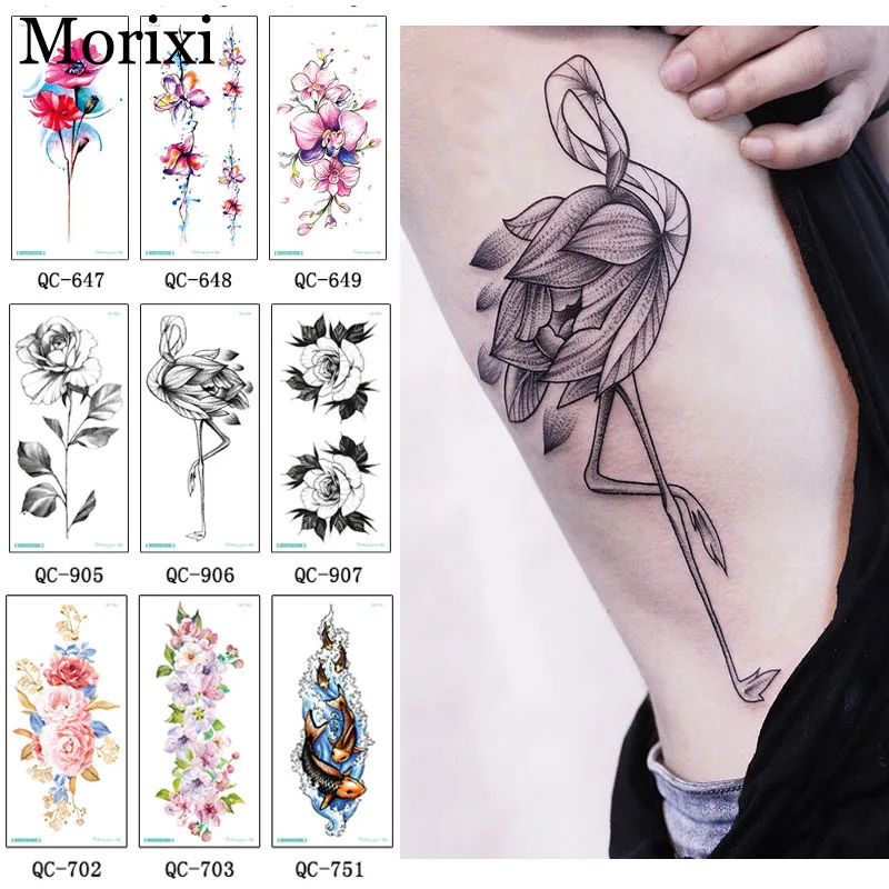 Bright beautiful temporary tattoo sticker 21*10cm water transfer paper flower birds pattern DIY body fake tattoo sticker RA013
Bright beautiful temporary tattoo sticker 21*10cm water transfer paper flower birds pattern DIY body fake tattoo sticker RA013