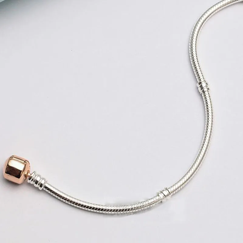 100% 925 Sterling Silver Pan Pan Bracelet Rose Gold Classic Bracelet Fit European Charm Bracelets Women Jewelry
100% 925 Sterling Silver Pan Pan Bracelet Rose Gold Classic Bracelet Fit European Charm Bracelets Women Jewelry