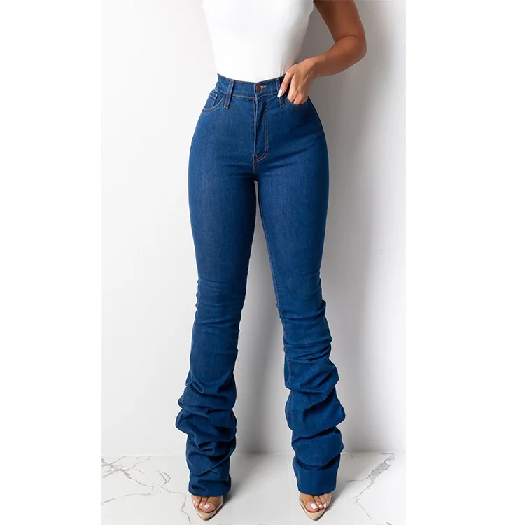 Cotton Pleated Women Jeans Side Split Hipster High Waist Slim Long Trousers Skinny Pockets Basic Streetwear Female Bottoms
Cotton Pleated Women Jeans Side Split Hipster High Waist Slim Long Trousers Skinny Pockets Basic Streetwear Female Bottoms