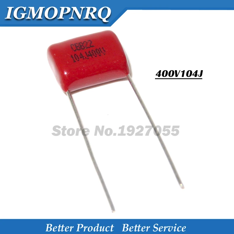 10 шт. 400V104J шаг мм мкФ 100NF 0 1 V 400 CBB полипропиленовая пленка емкость Новинка 400V104J-P10 |