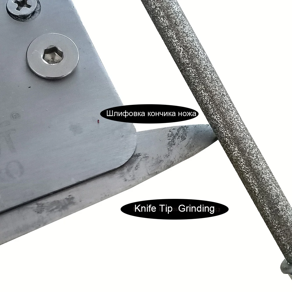 Алмазный брусок для заострения ножей Ruixin Rx008 цилиндрический точильный камень с 6