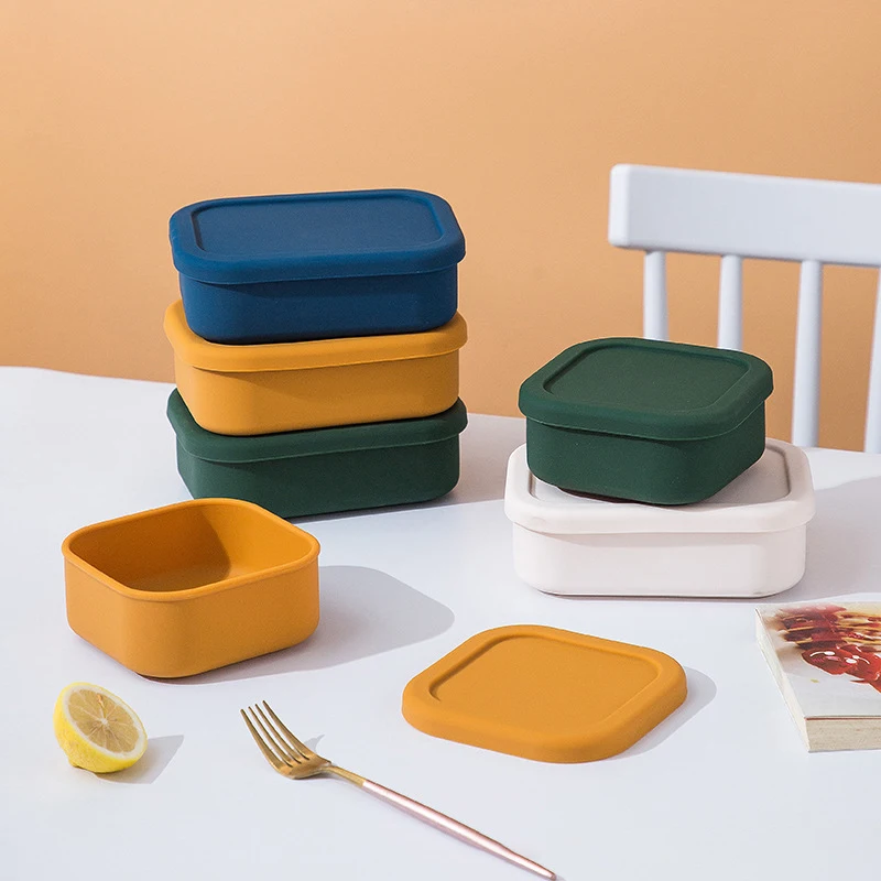 Practical Silicone Lunch Box Square Food Container Salad Fruit Vegetable Bentobox Crisper Durable Fresh Keeping Bowl Dinnerware
Practical Silicone Lunch Box Square Food Container Salad Fruit Vegetable Bentobox Crisper Durable Fresh Keeping Bowl Dinnerware