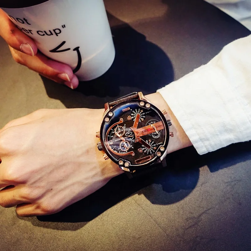 Trend Personality Watch For Men Large Dial Quartz Watches Fashion Mechanical Watch For Business Men
Trend Personality Watch For Men Large Dial Quartz Watches Fashion Mechanical Watch For Business Men