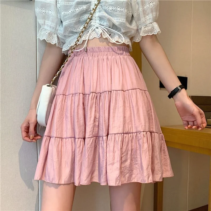 Small fresh short skirt female student fashion trend A-line pleated skirt Summer high waist hakama All-match white cake skirt
Small fresh short skirt female student fashion trend A-line pleated skirt Summer high waist hakama All-match white cake skirt