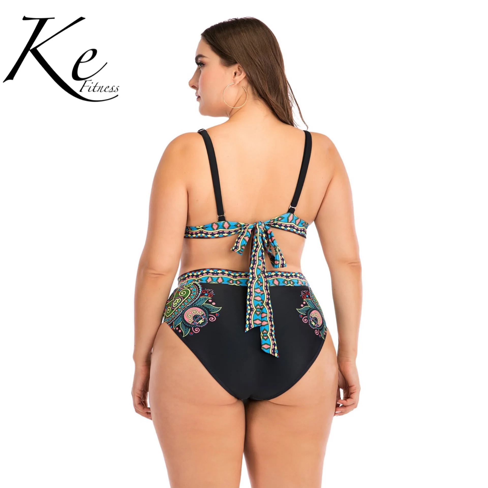 KE New Collection 2020 plus size bikini 2 pieces woman sexy big cup ladies swimwear lady swimsuit printed trend
KE New Collection 2020 plus size bikini 2 pieces woman sexy big cup ladies swimwear lady swimsuit printed trend