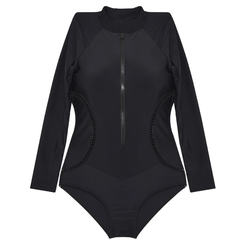 Korean Diving Suit Women's Long-Sleeved Zipper One-Piece Swimsuit Sun-Proof Dive Skin Quick-Drying Slimming Surfing Snorkeling
Korean Diving Suit Women's Long-Sleeved Zipper One-Piece Swimsuit Sun-Proof Dive Skin Quick-Drying Slimming Surfing Snorkeling