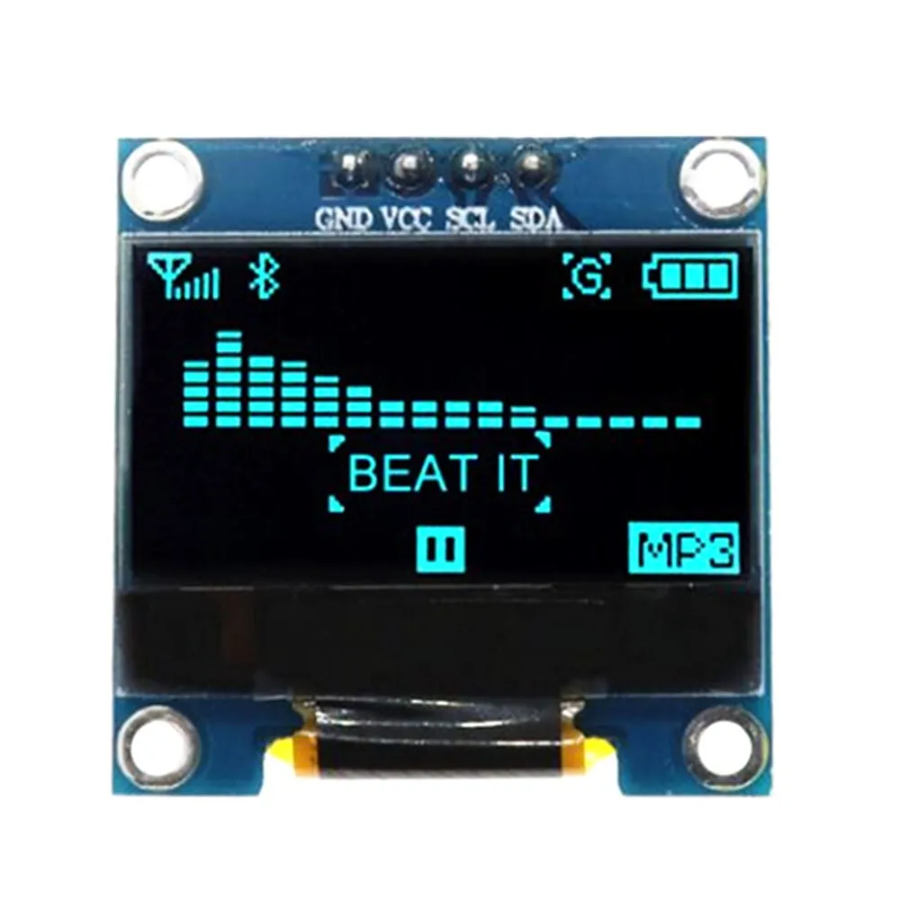 0 96 дюйма oled экран 12864 ЖК-дисплей дисплейный модуль ssd1306 последовательный порт