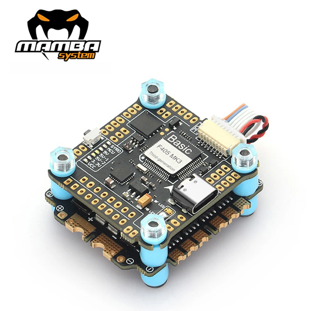 Контроллер полета DIATONE MAMBA Basic F405 MK3 F4 с бесщеточным ESC F50 50A 4 в 1 Blheli_S 3-6S DSHOT600 стек для FPV гоночного дрона
Контроллер полета DIATONE MAMBA Basic F405 MK3 F4 с бесщеточным ESC F50 50A 4 в 1 Blheli_S 3-6S DSHOT600 стек для FPV гоночного дрона