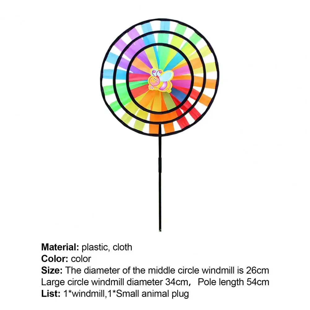 1set Colorful Polyester Wheel Windmill for Children Outdoor Activities and Garden Decoration Kids Windmill Toys
1set Colorful Polyester Wheel Windmill for Children Outdoor Activities and Garden Decoration Kids Windmill Toys