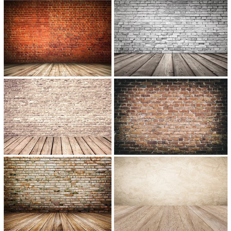 Vinyl Custom Vintage Brick Wall Wooden Floor Photography Backdrops Portrait Photo Background Studio Prop 21712 YXZQ-06 
Vinyl Custom Vintage Brick Wall Wooden Floor Photography Backdrops Portrait Photo Background Studio Prop 21712 YXZQ-06