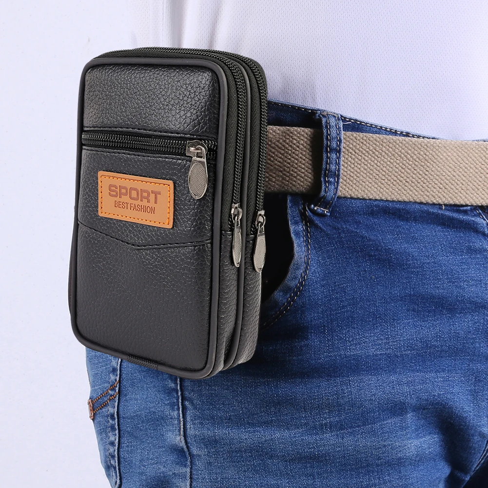 Travel Purse Phone Pouch Pocket Multi-function PU Leather Belt Bum Pouch Pack for Men Outdoor Sports Phone Purse Fanny Waist Bag
Travel Purse Phone Pouch Pocket Multi-function PU Leather Belt Bum Pouch Pack for Men Outdoor Sports Phone Purse Fanny Waist Bag