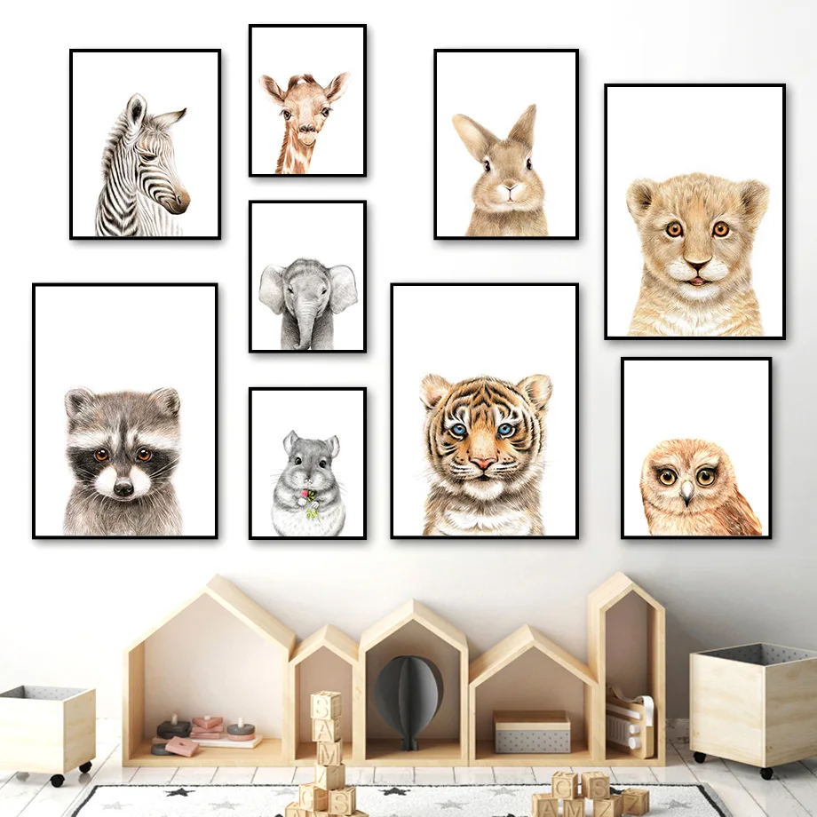 Childhood Lion Tiger Zebra Totoro giraffe Wall Art Canvas Painting Nordic Posters And Prints Wall Pictures Baby Kids Room Decor
Childhood Lion Tiger Zebra Totoro giraffe Wall Art Canvas Painting Nordic Posters And Prints Wall Pictures Baby Kids Room Decor